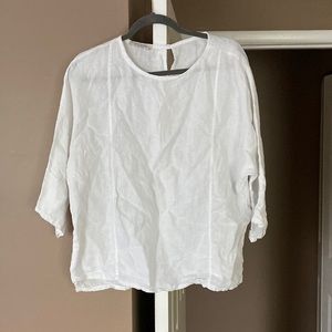 Comfortable white blouse